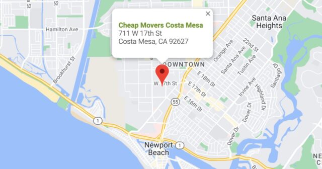 Costa Mesa Moving Company Address