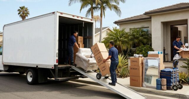 Costa Mesa Moving Company with Packing and Unpacking Service