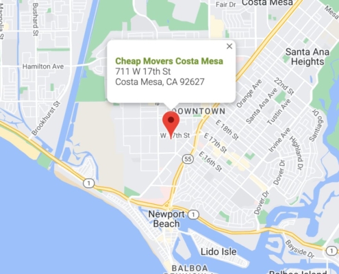 Costa Mesa Moving Company Address